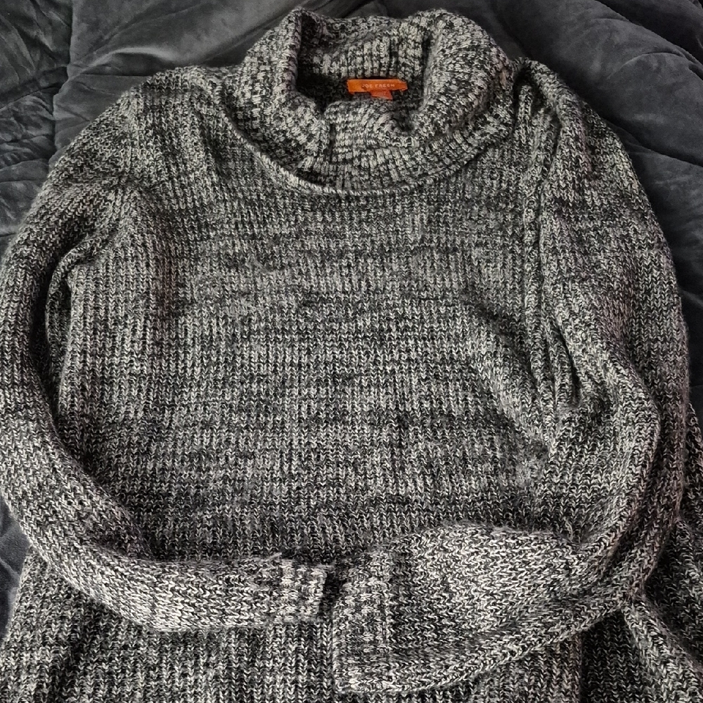 Gray Turtleneck Sweater